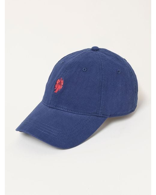FatFace Blue Fatface Lobster Embroidered Cap for men