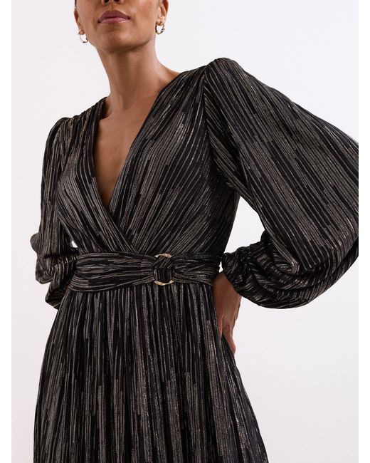 Phase Eight Black Petite Emre Stripe Dress