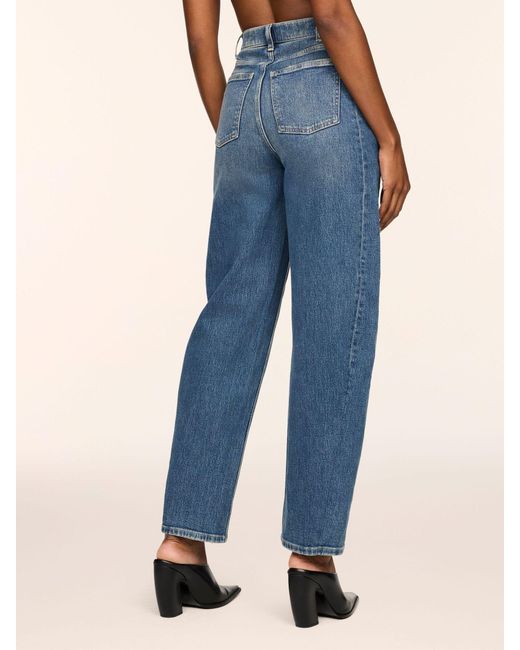 Spanx Blue Authentic 360 Barrel Leg Jeans Shape