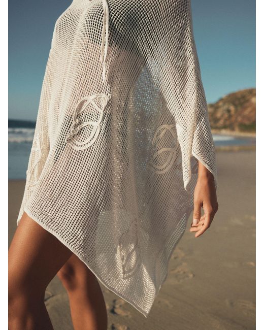 Next Natural Shell Pattern Overhead Poncho