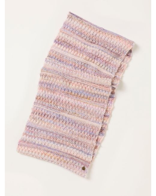 FatFace Pink Fatface Ivory Spacedye Snood
