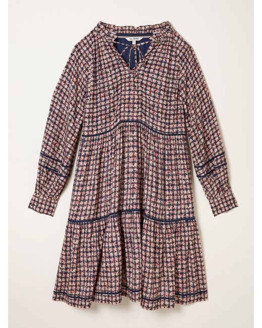 FatFace Multicolor Fatface Stirling Midi Dress