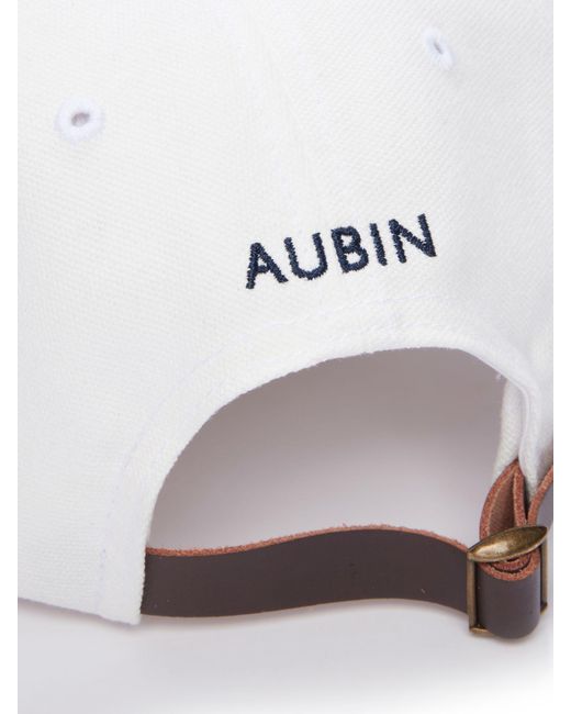 aubi White Strubby Cap for men