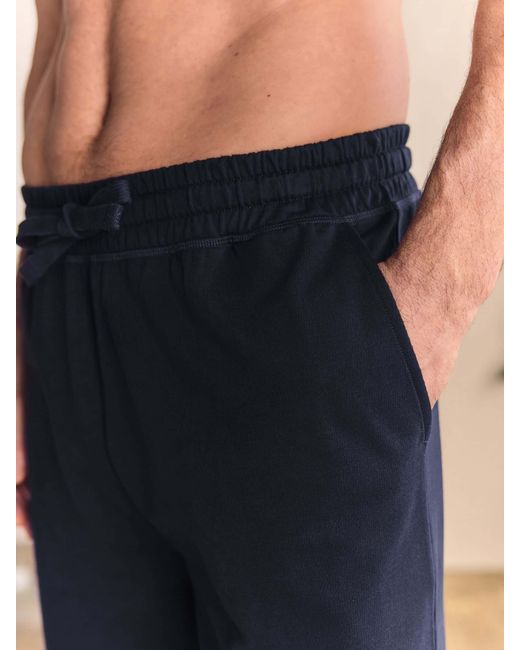 Next Blue Open Regular Fit Loopback Soft Touch Joggers for men