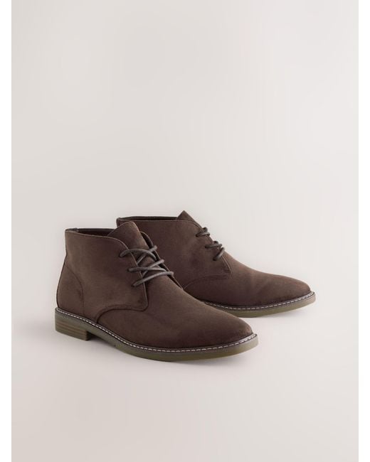 Next Brown Chukka Boots for men