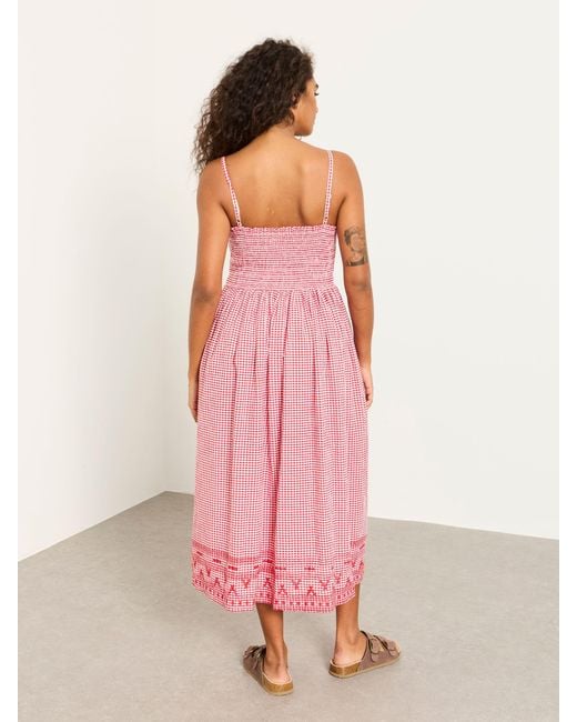 FatFace Pink Fatface Emmy Petite Midi Dresses