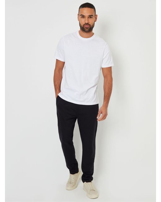 Threadbare Black Straight Leg Joggers for men