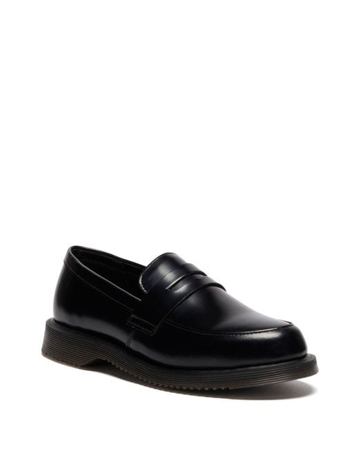 Dr. Martens Black Temara Polished Smooth Shoes