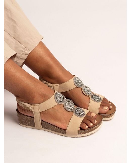 Lunar Brown Cassidy Sandals