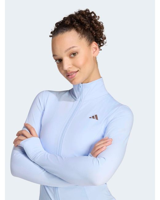 Adidas Blue Light Studio Full Zip Jacket