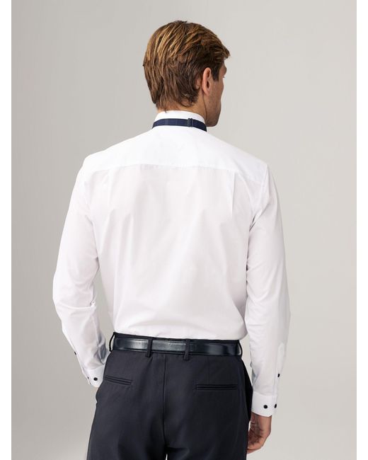 Next Regular Fit Single Cuff Shirt And Bow Tie Pack in White for Men | Lyst