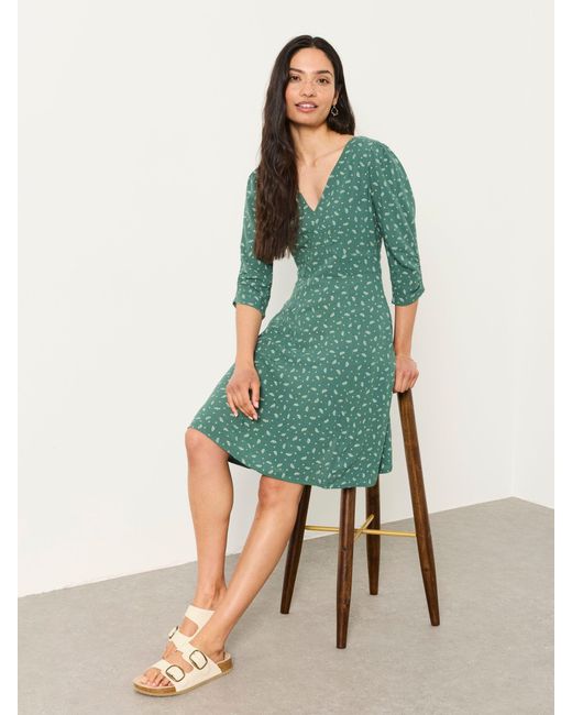 FatFace Green Fatface Anya Mini Dress