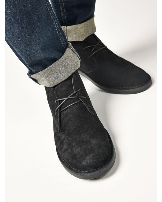 Next Blue Suede Desert Boots for men