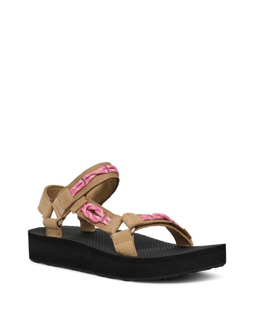Teva White Midform Universal Knotted Sandals