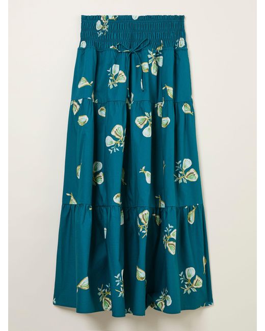 FatFace Blue Fatface Ricky Midi Skirt