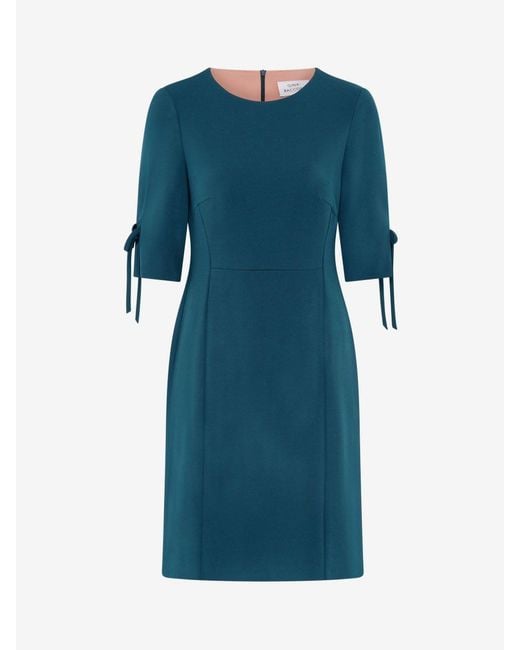 Gina Bacconi Women's Blue Gilly 3/4 Sleeve Structured Dress
