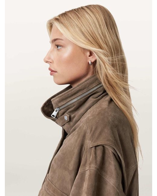 AllSaints Brown Allsaints Clay Jacket