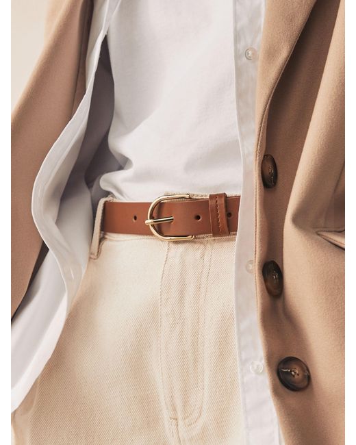 Next Brown Regular Leather Belt