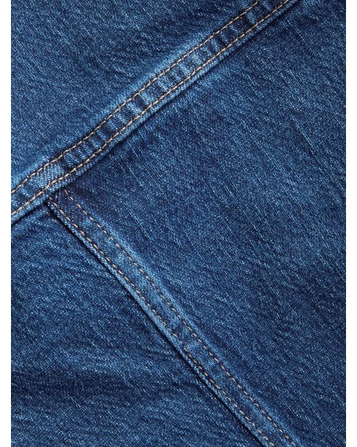 Next Blue Dark Fuller Bust Fitted Denim Jacket