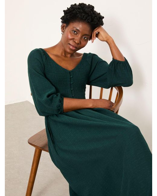 FatFace Green Fatface Adele Midi Dress