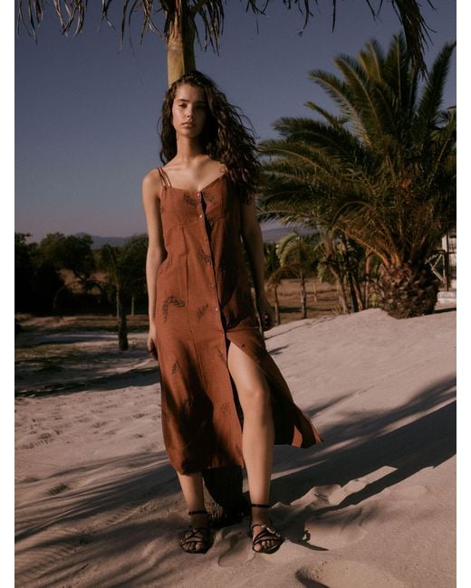 Next White Button Down Midi Dress