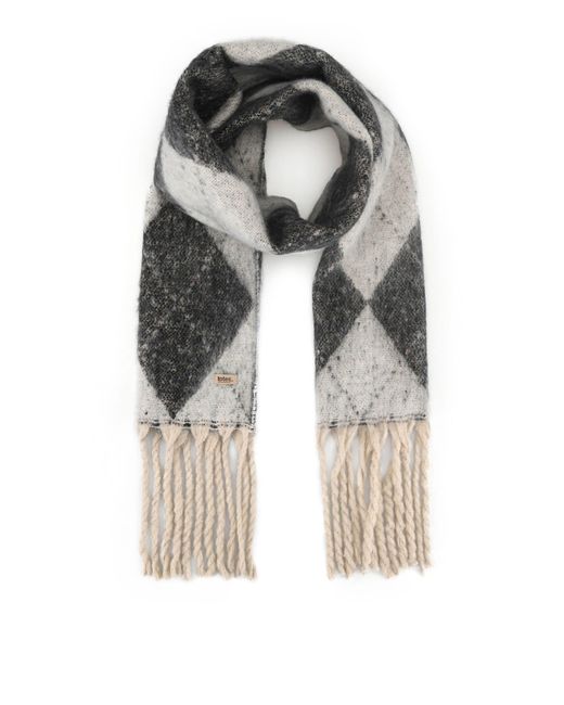 Totes Gray Chunky Brushed Scarf