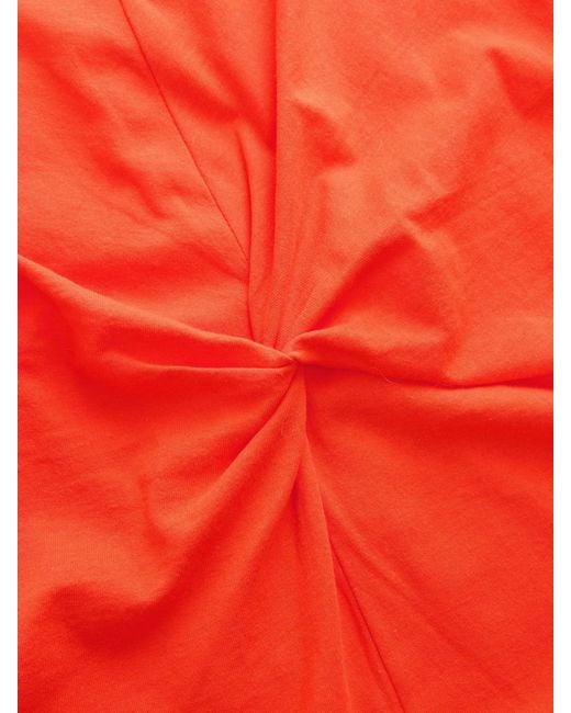 Next Red Twist Short Sleeved T-Shirt Summer Dress