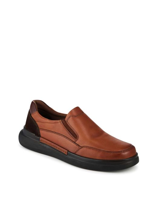 Pavers Brown Elasticated Lightweight Slip for men