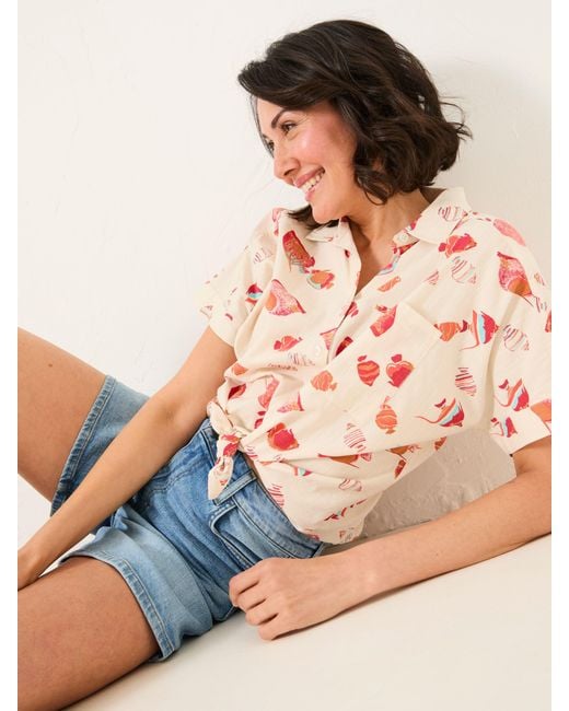 FatFace Pink Fatface Sanchez Shirt