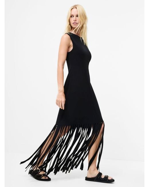 French Connection Black Samira Jersey Dress