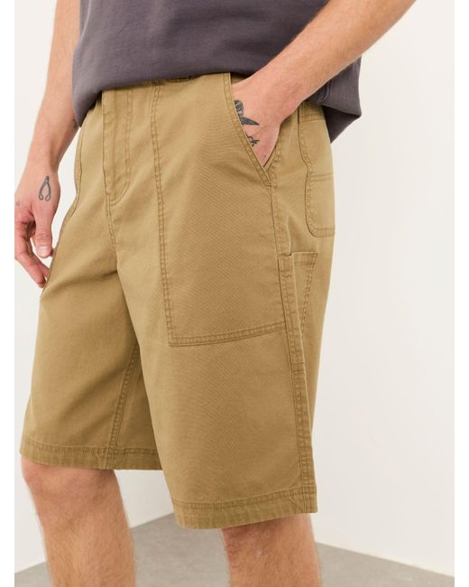 FatFace Natural Fatface Pascal Utility Shorts for men