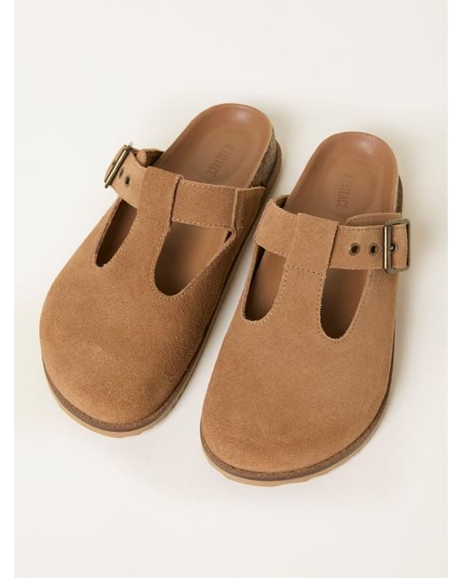 FatFace Natural Fatface T Bar House Shoe