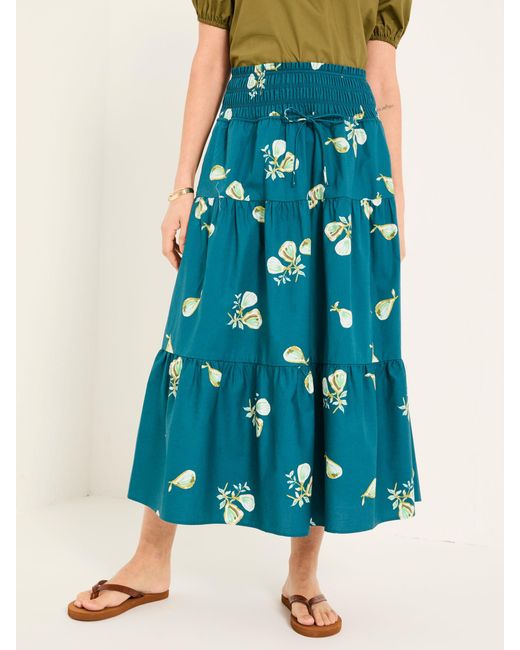 FatFace Blue Fatface Ricky Midi Skirt