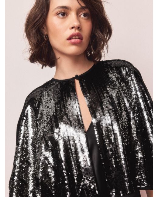 Next Black Sequin Cape Cover-Up
