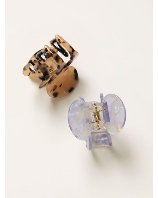 FatFace Metallic Fatface 2 Pack Claw Clips