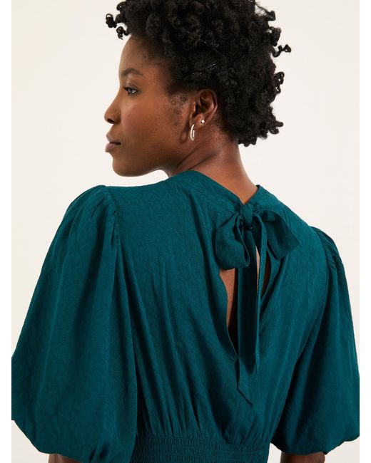 FatFace Green Fatface Mila Midi Dress