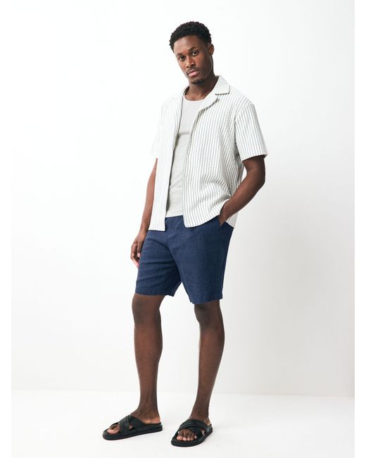 Next 100% Linen Chinos32 R in Blue für Herren