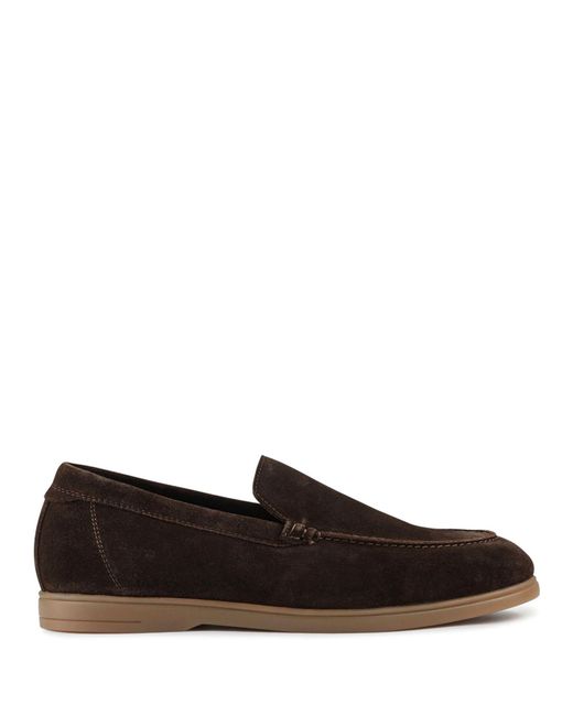Jones Bootmaker Black Raiden Suede Loafers for men