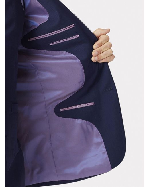 Brook Taverner Blue Suit Jacket for men
