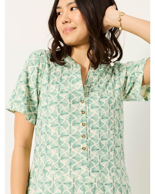 FatFace Green Fatface Maggie Petite Jersey Dress