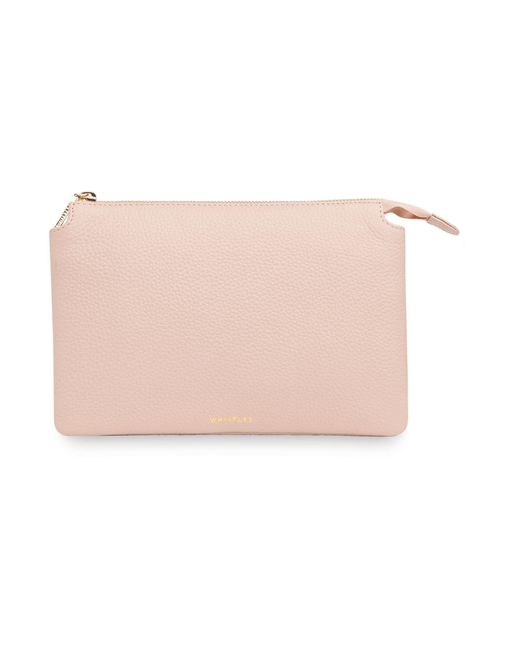 Whistles Pink Elita Double Pouch Clutcheinheitsgröße