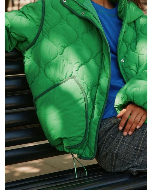 Next Green Lightweight Quilted Jacket