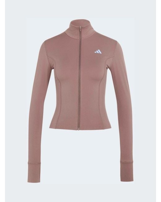 Adidas Brown Studio Full Zip Jacket