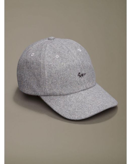 aubi Gray Bagby Flannel Cap for men