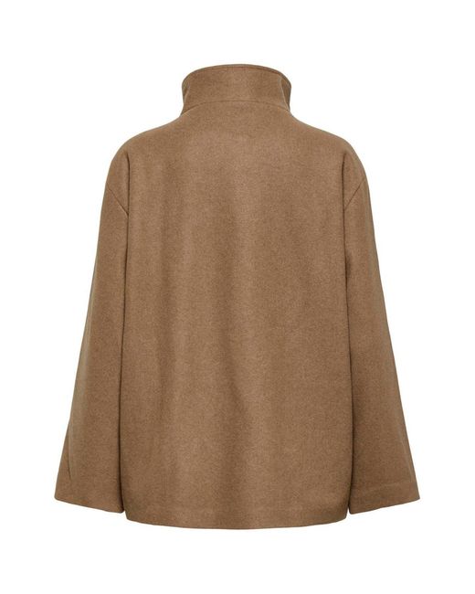 ONLY Brown High Neck Jacket