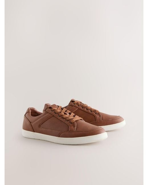 Next Brown Smart Casual Trainers for men