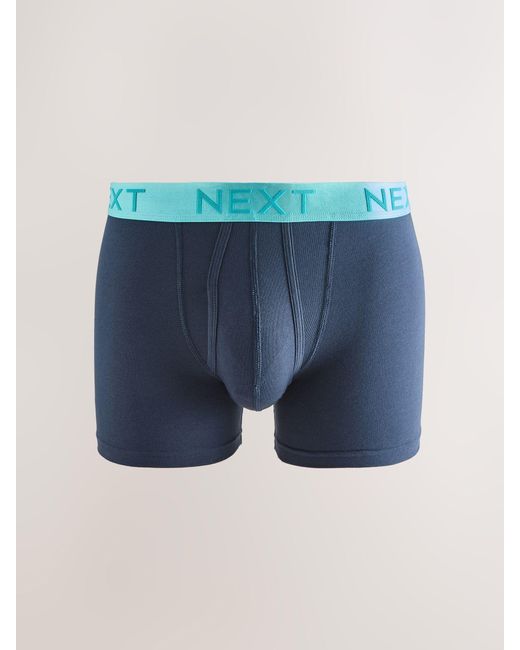 Next Boxershorts Mit A-Front, 8Er-Packgroß in Blue für Herren