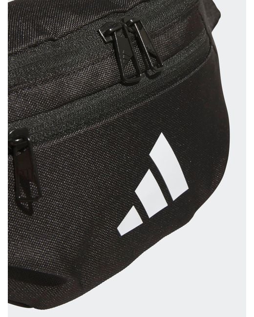 Adidas White Essentials Waist Bag for men