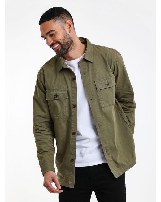 Threadbare Green Lightweight Jacket for men