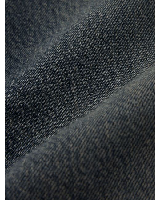 Next Green Baggy Flared Jeans for men